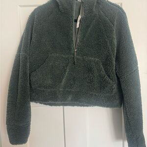 Lululemon Athletica Green Sherpa Jacket